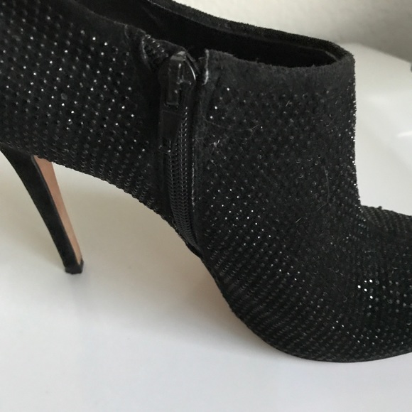 Leather embellished booties Sz 7,5 - Picture 9 of 13